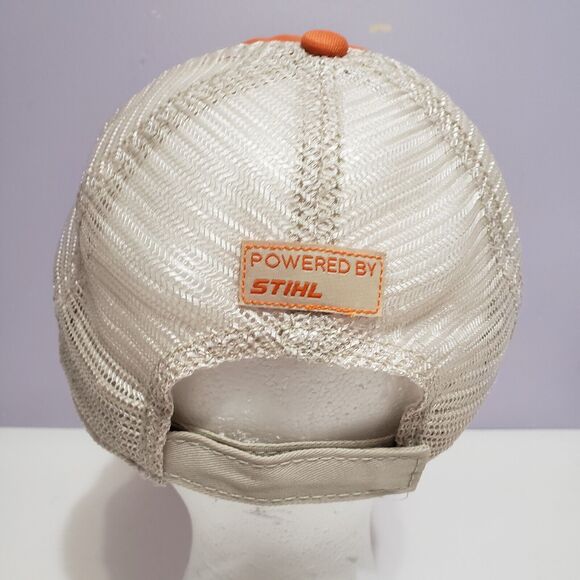 Stihl Orange/Mesh Men's Adjustable Cap Hat like new Make Offer! - Picture 6 of 10